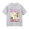 Beast Gifts Unique and Fun Cat Emoji T-Shirt Retro Harajuku Style Casual Short-Sleeved T-Shirt Women Clothing Personality