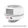 360 Degree Adjustable Silent Mini Bladeless Electric Fan 3 Speeds Wearable Suspended Waist Fan USB Rechargeable Long-Lasting