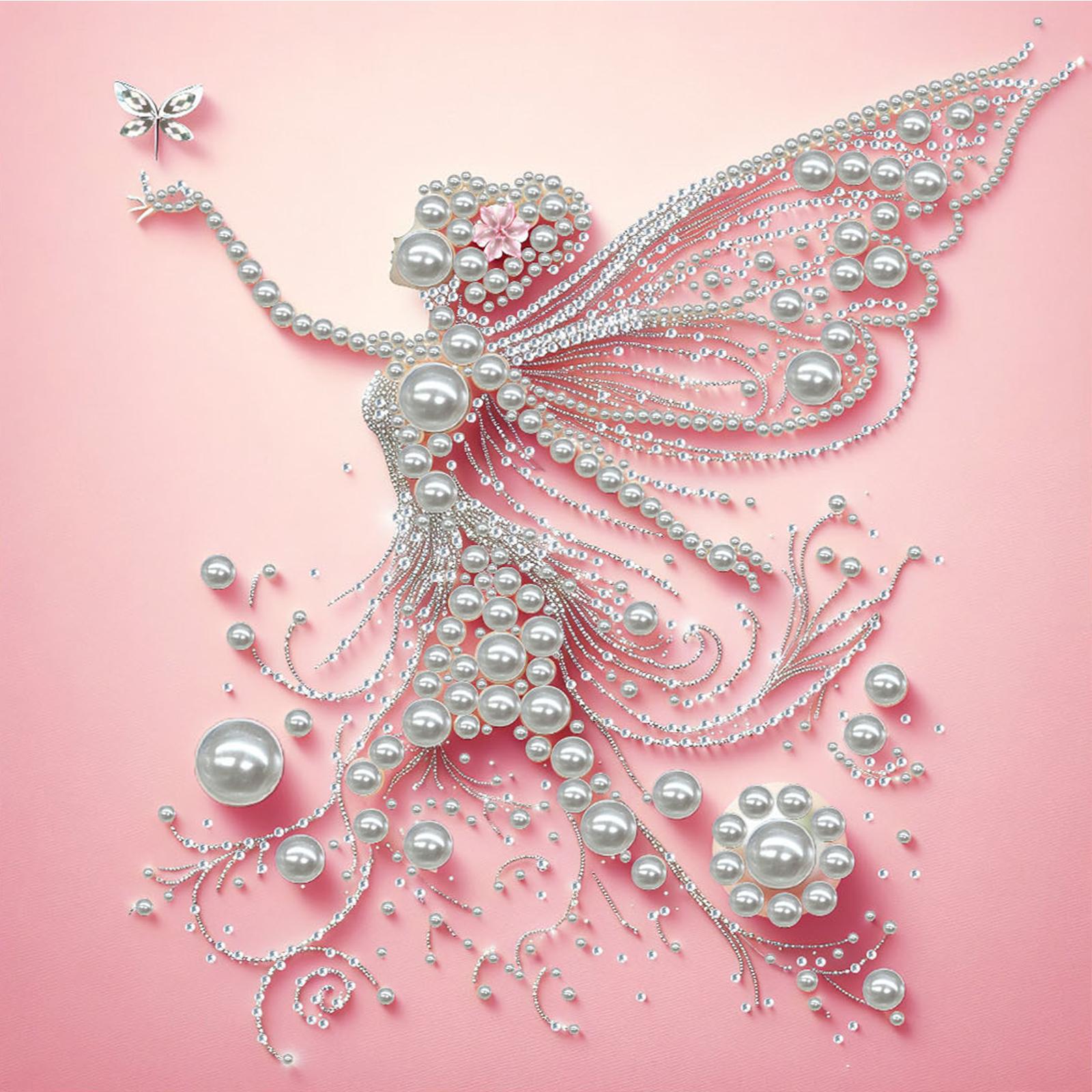 

Elegant Lady Full 5D DIY Pearl Diamond Art Kits for Adults/Beginners Gift Idea Home Wall Decor Diamond Painting Gem Art 30x30cm