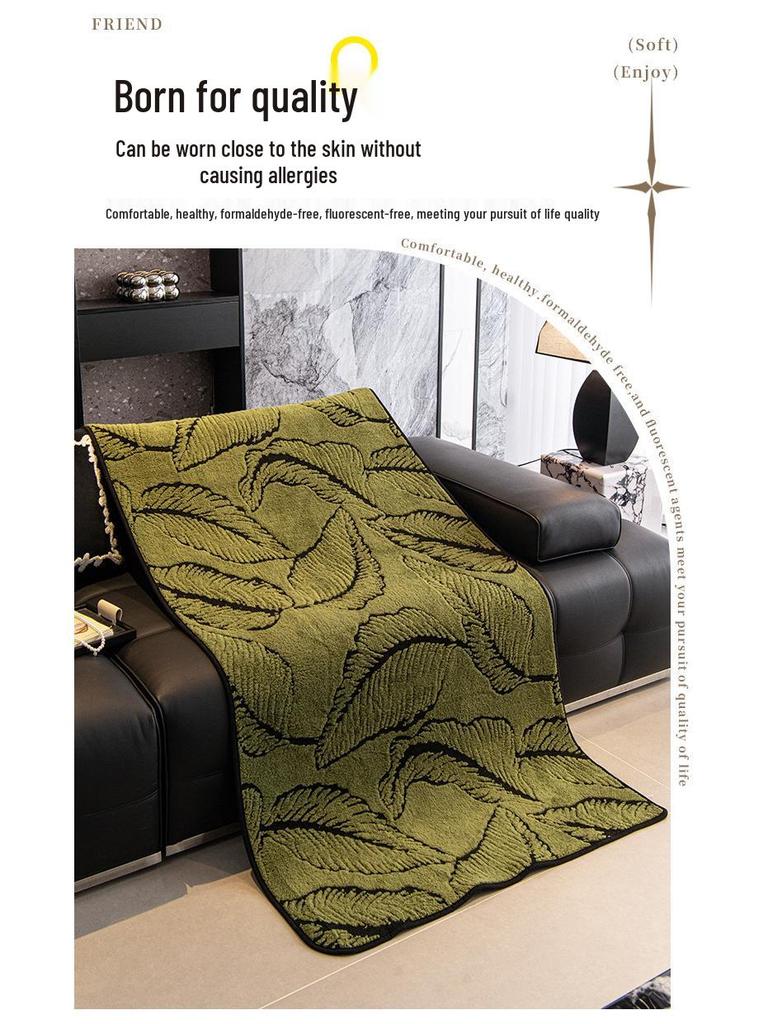 2026 New Winter-Style Thickened Non-Slip Wind Plush Sofa Cushion Cover