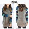 Long Sleeve Striped Knit Tunic for Long Striped Knit Ladies Large Size [RED RAY] Women, Sleeve, Tunic, Tops, T-shirt, T-shirt, Shirt, Large, (JP,