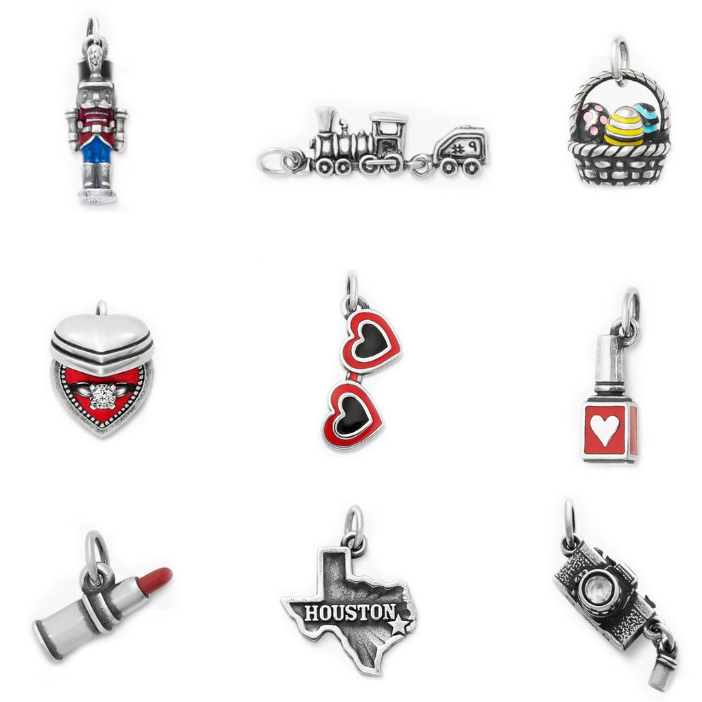 925 Sterling Silver Love Potion Art Glass DIY Charm for Necklace Bracelet Earrings Jewelry Accessories Making Custom
