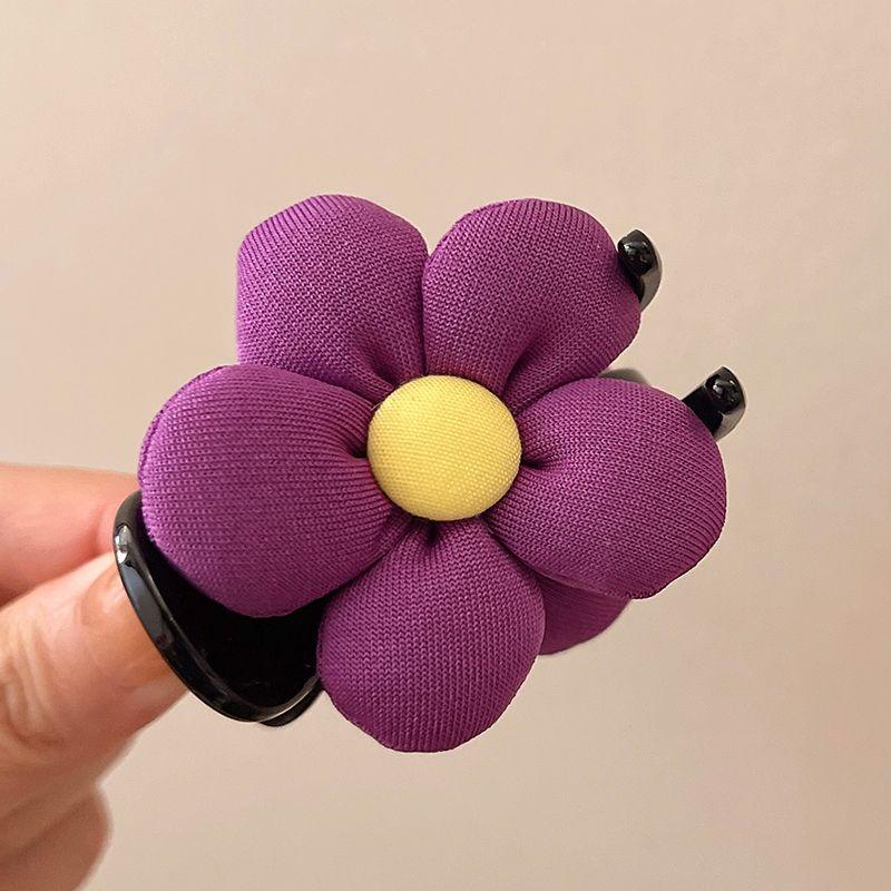 1 шт. Новая дофаминовая заколка для летних свежих цветов, заколка для волос высокий хвост, женская заколка на затылок, заколка для волос