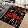 The Warriors Movie Poster Carpet suitable as a non-slip mat for the living room or bedroom sofa