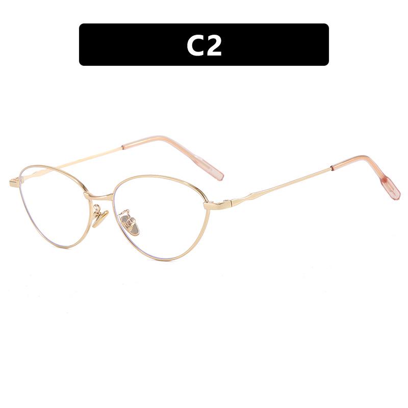 Korean Cat Eye Blue Light Blocking Glasses: High-End, Street Style, Pairable with Myopia Lenses for Women