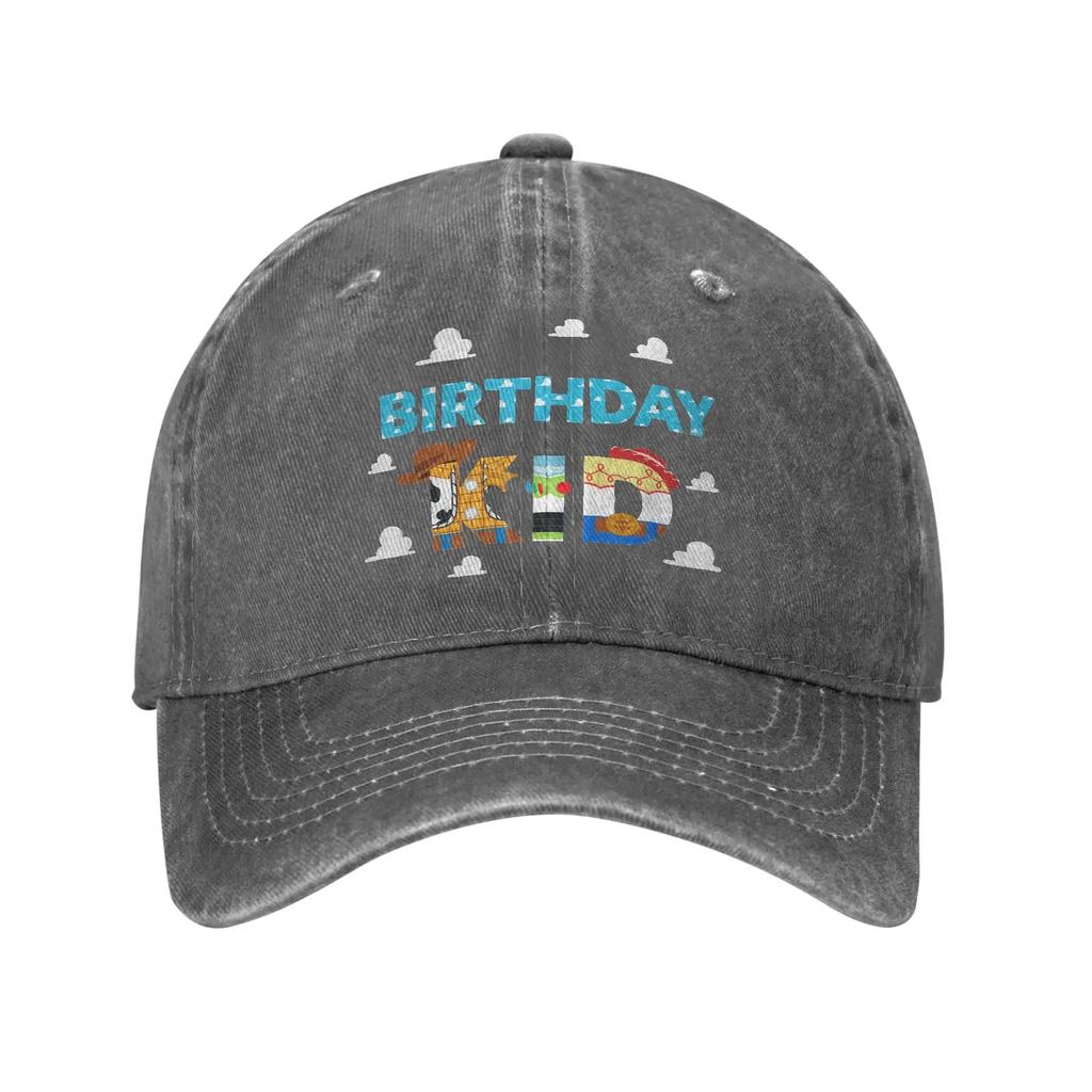 Clouds Birthday Kid Unisex Baseball Caps  Distressed Washed Caps Hat Vintage Outdoor Summer Unstructured Soft Sun Cap