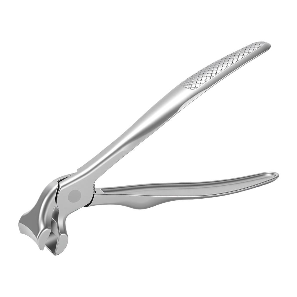 Angled Head Nail Clippers Ergonomic Curve Wide Jaw Opening Toenail Clippers for Thick Toenails and Fingernails