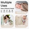 2pcs Hooded Baby Towels for Newborn 35*35inch 100% Muslin Cotton Baby Towel with Hood Warm Sleeping Swaddle Wrap for Infant, Kid