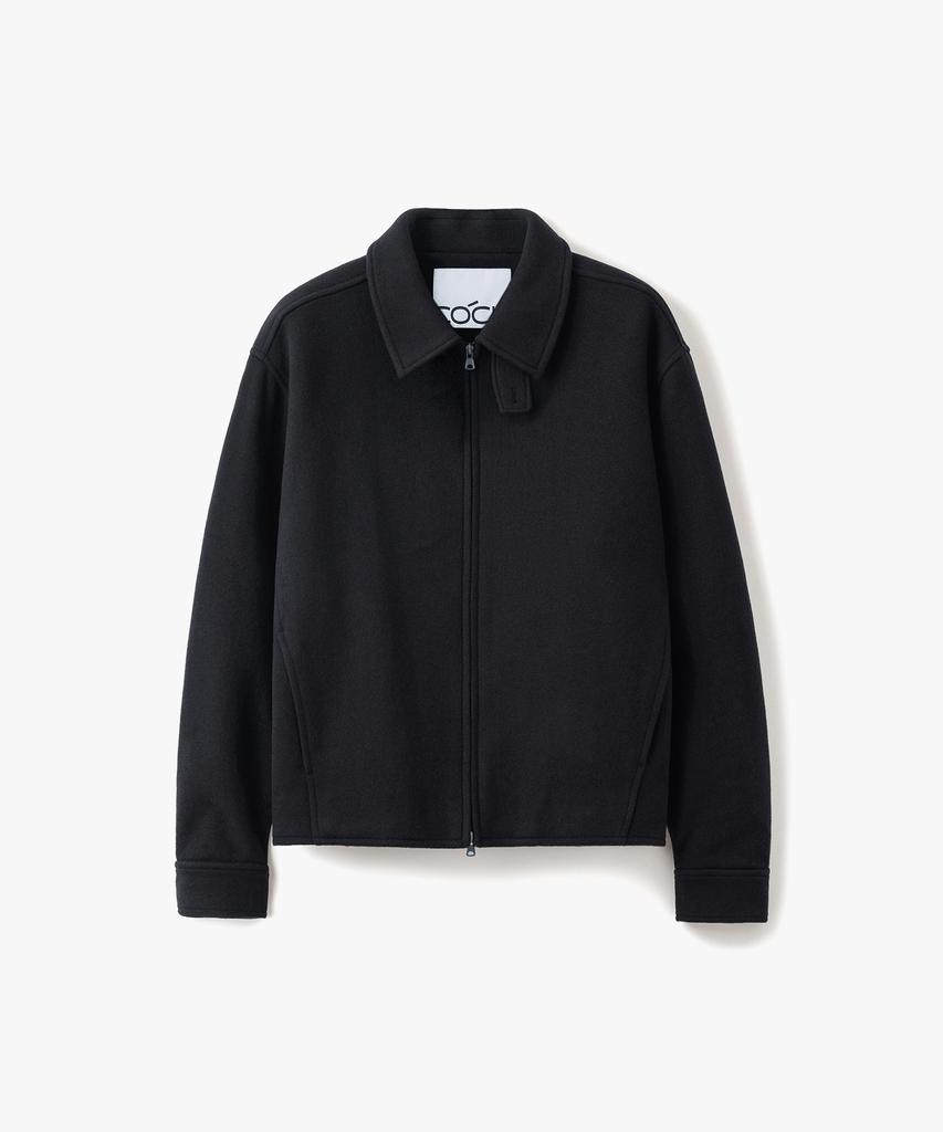COSTUME O’CLOCK Wool 2-Way Drizzler Jacket Black Coosjk046Black