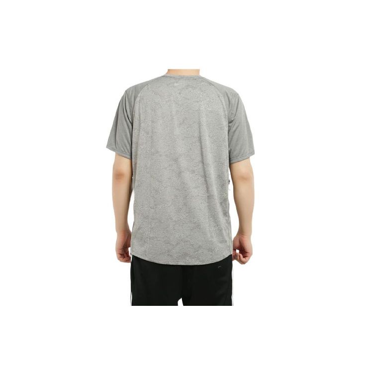 Nike Colorblock Casual Sports Short Sleeve T-Shirt Men Tops Grey AT3928-056