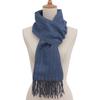 Excellent Dunhill Scarf blue cashmere mens Used