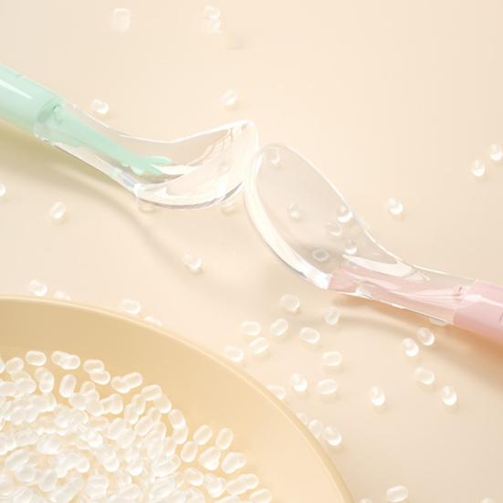 Baby-Obstlöffel, Doppelkopf, leicht zu reinigen, Edelstahl, multifunktionaler Fütterungslöffel für Säuglinge