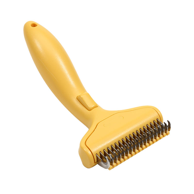 1PC Stainless Steel Dog Hair Removal Brush for Long Hair Breeds Puppy Cat Comb Pet Grooming Products Deshedding Tool