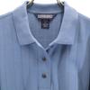 LANDS' END Long sleeve Polo shirt M blue Women Used
