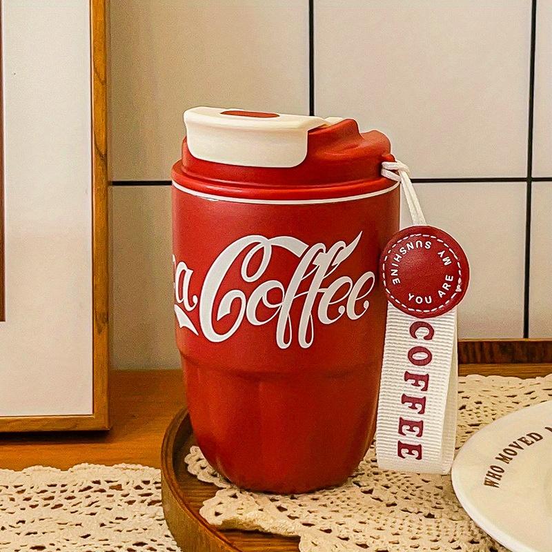 Stainless Steel Water Bottle Reusable Portable Travel Mug Fashion Tea Coffee Cup Insulated Tumbler Office Drinking Home Milk Cup