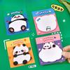 Ins Cartoon Außerirdischer Panda Süßes Mädchen Geschenk Herz Botschaft Büro Schulbedarf Papier Schüler Gut Aussehend N Mal Aufkleber Notizblock