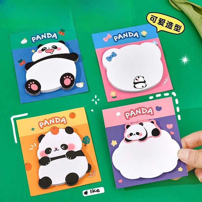 Ins Cartoon Außerirdischer Panda Süßes Mädchen Geschenk Herz Botschaft Büro Schulbedarf Papier Schüler Gut Aussehend N Mal Aufkleber Notizblock