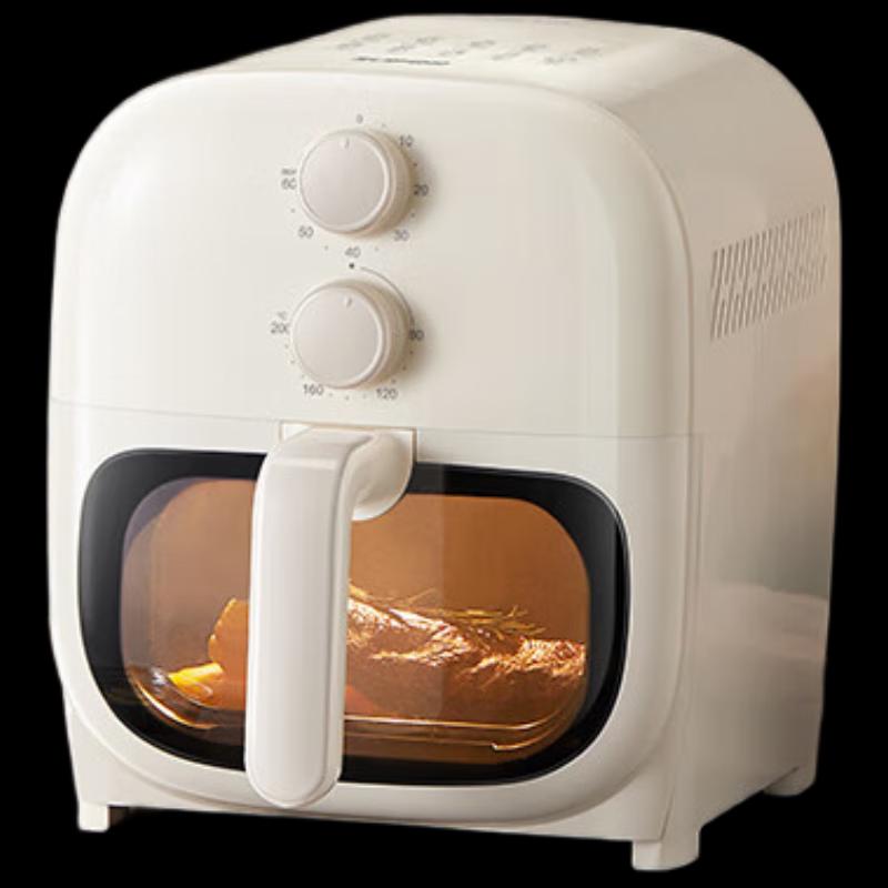 Supor QC Series 5L Visual Air Fryer with Dual Knobs CN plug (adapter included)