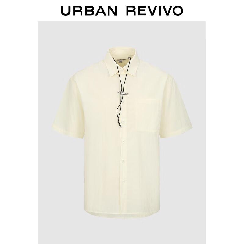 

Men s Casual Short-Sleeve Open-Front Shirt L