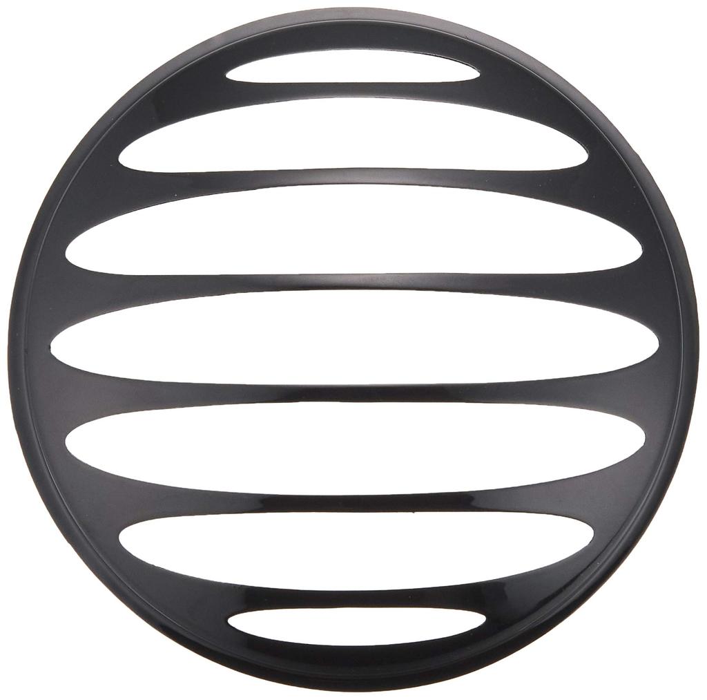 Kijima Motorcycle Parts Headlight Grille for 05y~5-3/4 Inch, Black, HD-01563
