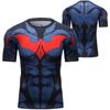 Men's and Women's Simple 3D T-shirt Captain America/Spider Man/Iron Man Printed Summer Short Sleeve Round Neck Loose