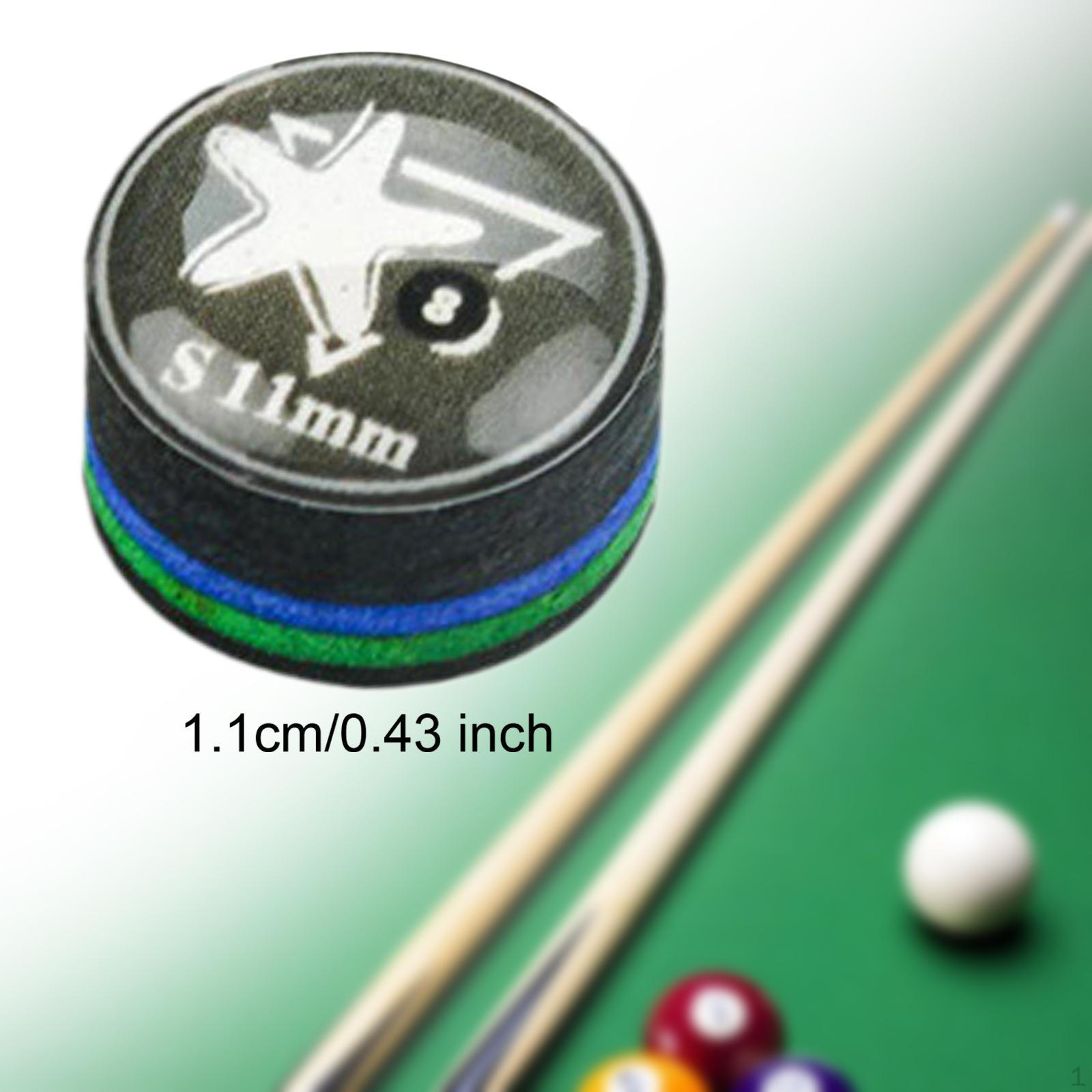 

Наконечник для бильярдного кия 11 мм, цветная палочка для снукера, для ремонта в помещении S