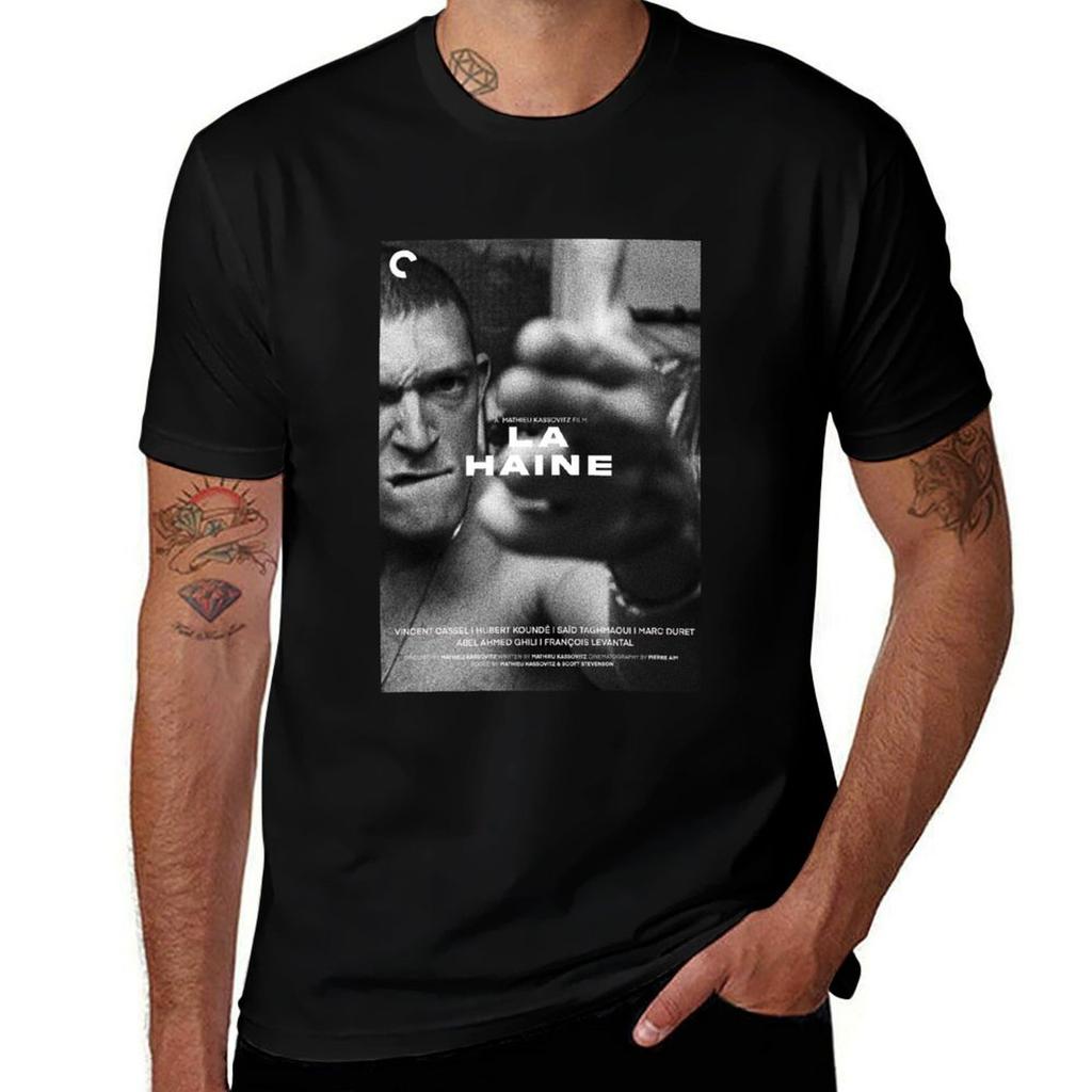 POSTERS / LA HAINE T-Shirt t shirts for man pack white man t shirt designer T-Shirt