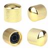 3pcs/4pcs Metal/Plastic 6mm Dome/Flat top Tone Guitar Volume Tone Knobs Potentiometer Control Knobs For Electric Guitar Bass