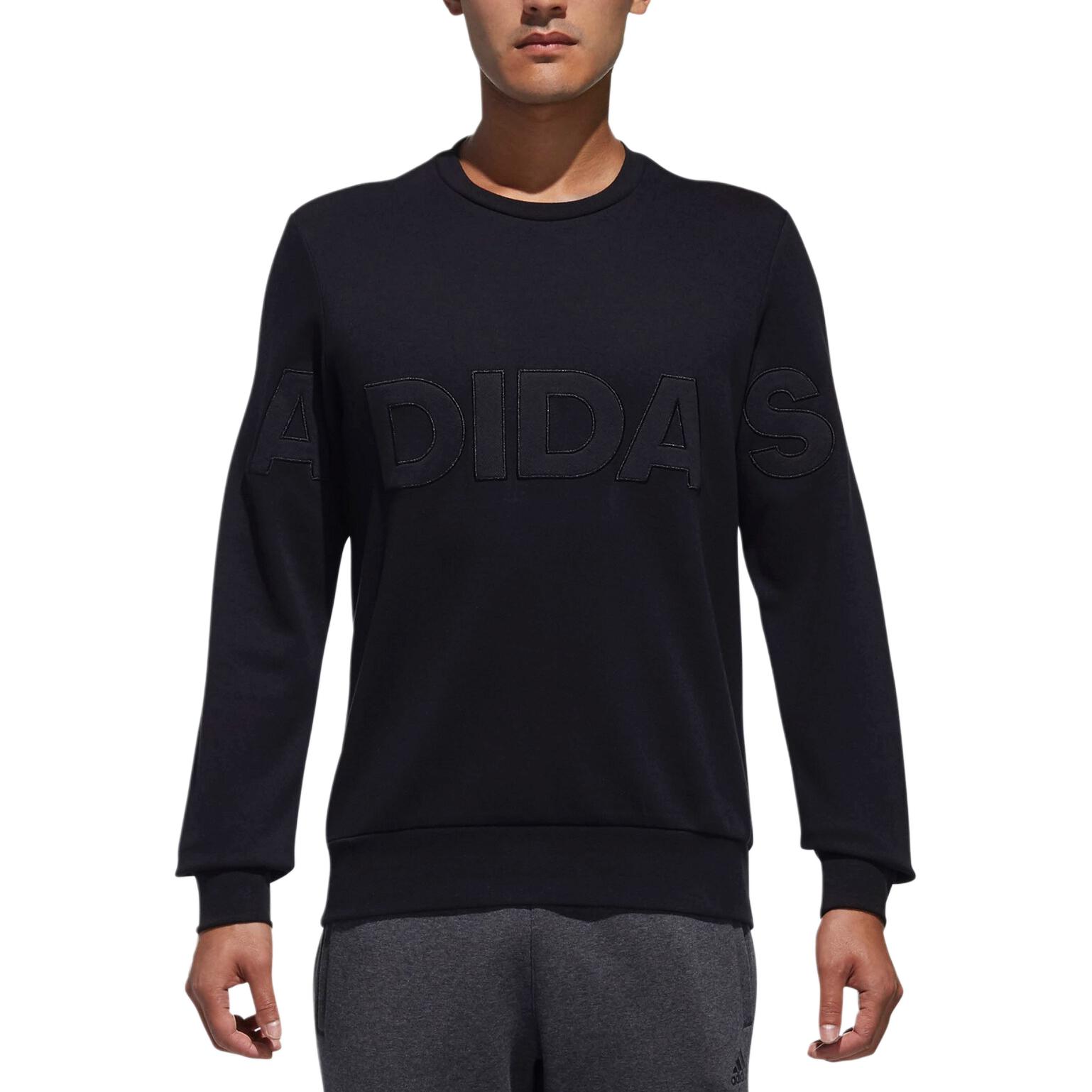 

Adidas EI GFX CS Свитшот с длинным рукавом и круглым вырезом Мужской свитшот Черный DT2479 XXL