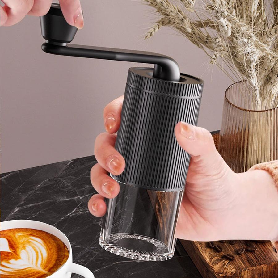Coffeebean Manual Coffee Grinder Bearing Adjustable Ceramic Grinding Core Professional Hand Crank Coffee Grinder CoffeeBean