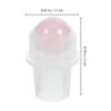 Smooth Pink Jade Essential Oil Bottle Rollers for Bottles 8Pcs