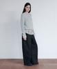 ROLAROLA Rivet Pintuck Wide Pants Charcoal