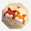 1pc Corgi Love Heart Umbrella with Plastic Handle,Suitable for All Seasons UmbrellaPT430