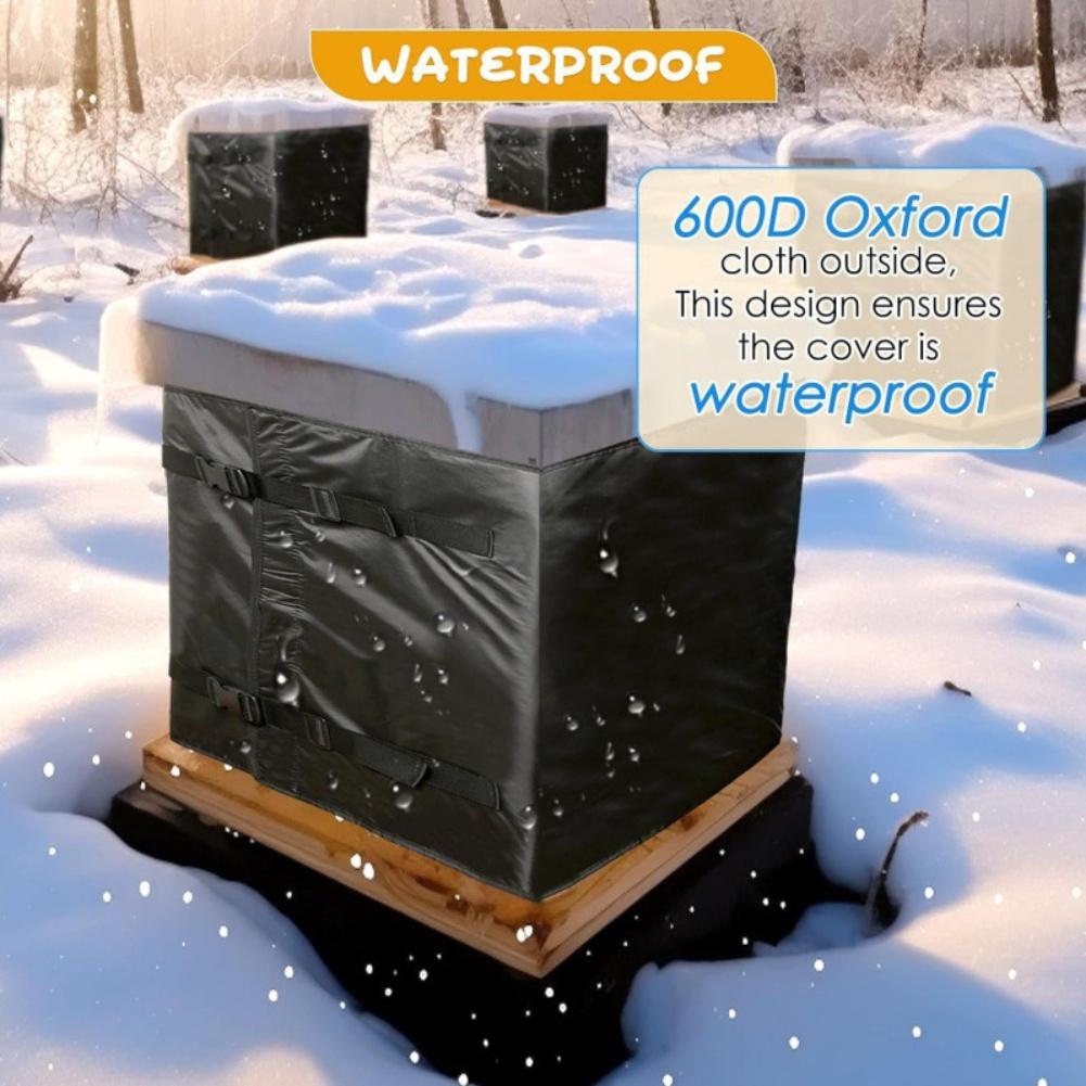 

1PCS 600D Oxford Winter Beehive Wrap With Adjustable Straps And Buckles Windproof-Beekeeping Supplies For Cold Winter China Mainland