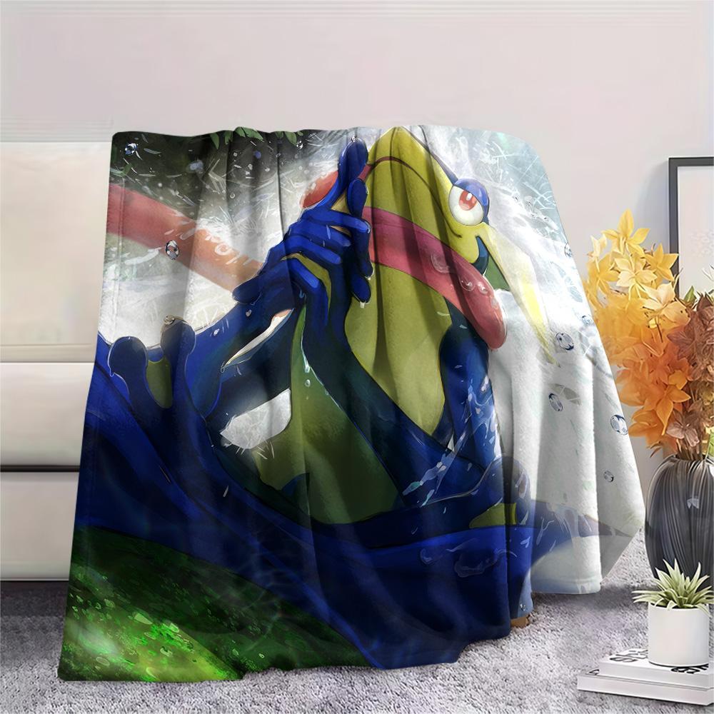 Mugen the Frog  Print Flannel Blanket, High quality Comfortable for All Seasons, Home Decor, Warmth and Comfort
