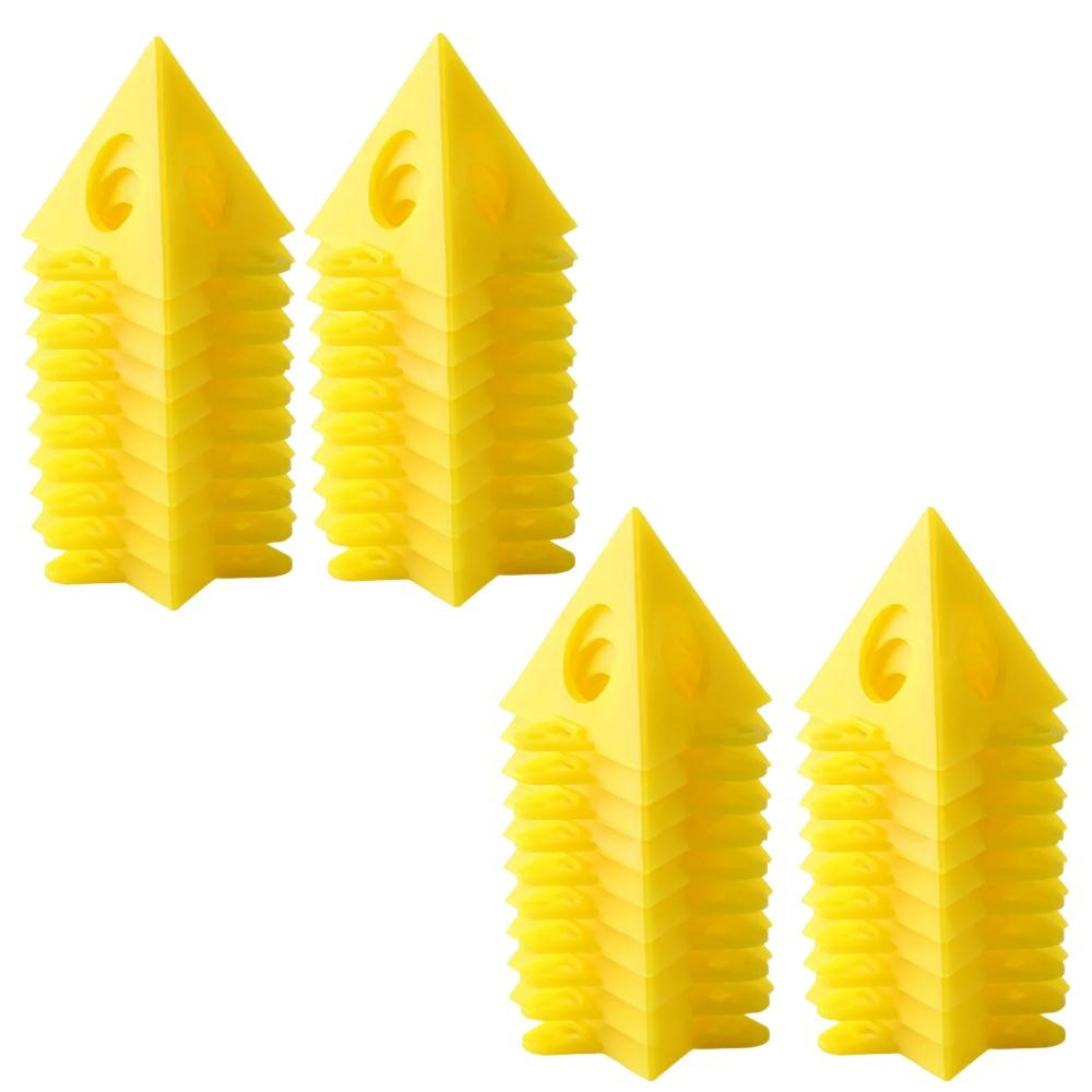 1-50PCS Pyramid Shaped Triangular Bracket Mini Cone Woodworking Spray Painting Door Plank Support Cushion Block Paint Tools