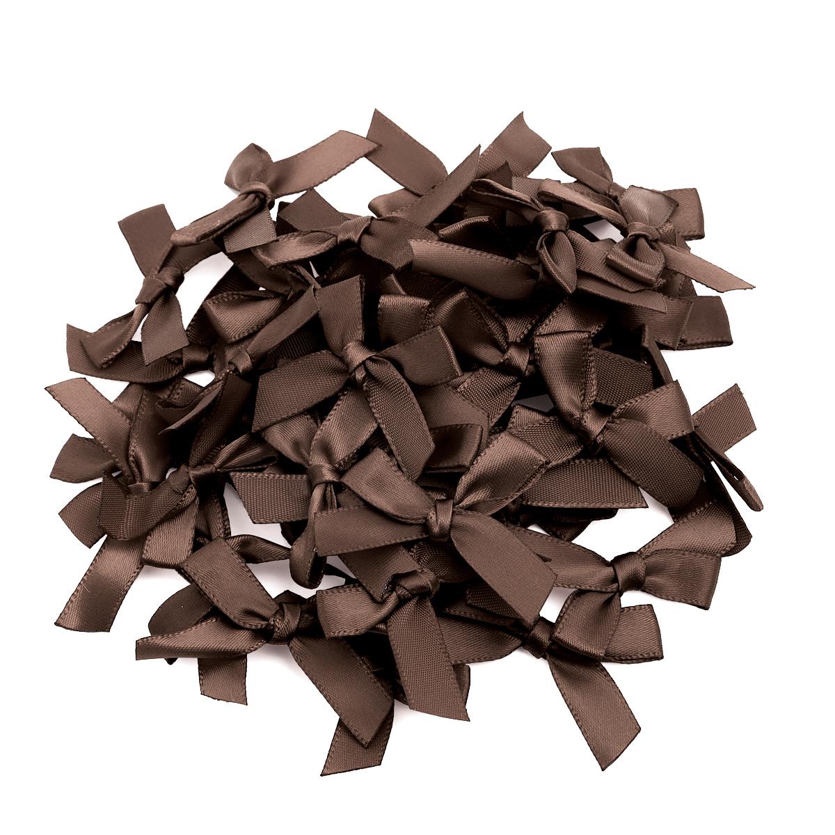 

50 шт. 4*3,5 см Цветные Банты из Ленты Маленький Размер Полиэстер Ручная Работа Бантик Для DIY Свадьбы Рождественской Вечеринки Украшения Подарочного Букета 4x3.5cm 50pcs