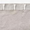 MUJI Linen Plain Weave Non-Pleated Curtains, 100cm Wide x 200cm Long, Off-White, 84759307