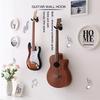 Wandmontierter Gitarrenständer, schwarze Haken in voller Größe, geeignet für Bass, Mandoline, Banjo, vierseitige Instrumente und Gitarrenzubehör