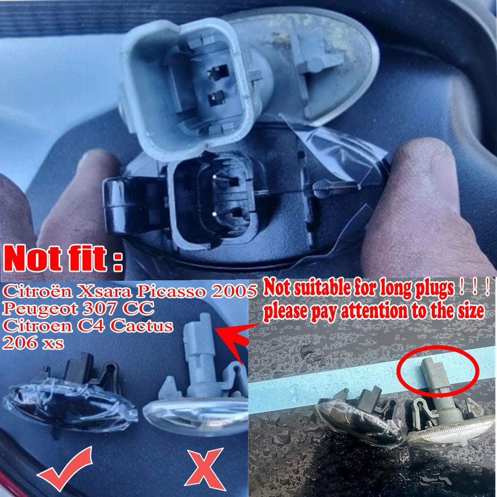 LED Blinker Seitenmarkierungsleuchten Blinkerlampe für Citroen Berlingo Xsara Picasso Jumpy Elysee Crosser Dispatch C1 C2 C3 C4 C5