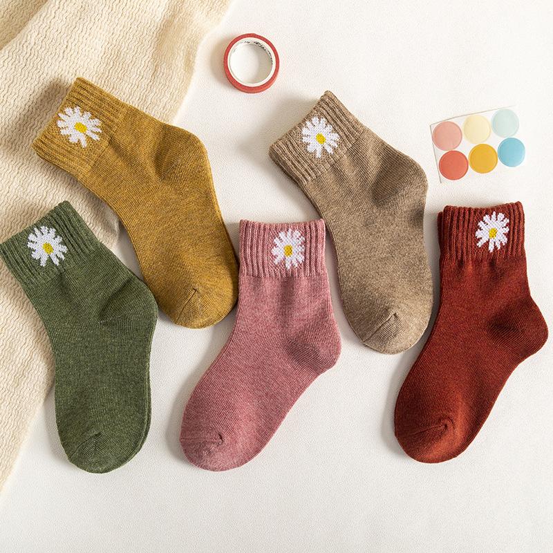 

5 пар теплых плюшевых детских носков, осенние и зимние плюшевые утепленные хлопковые носки для маленьких мальчиков и девочек, детские носки от 1 до 12 лет XL