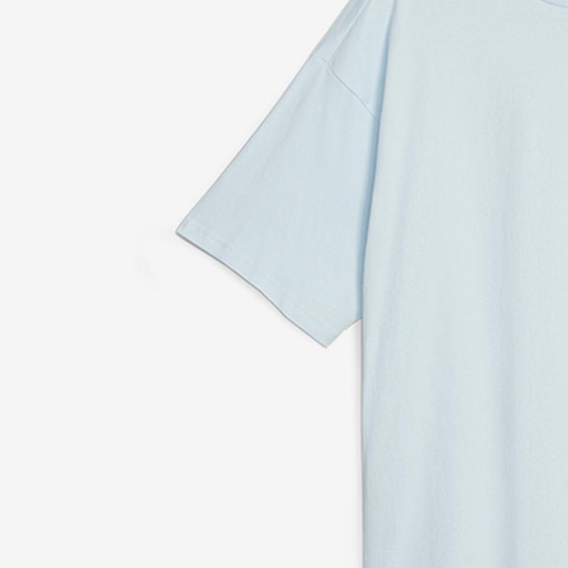 Puma Fashionable Casual Breathable Short Sleeve T-Shirt Men Tops Light-Blue 624677-69