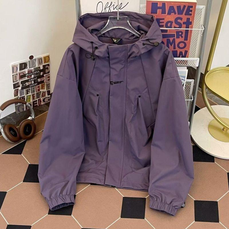 Men's Spring/Autumn Outdoor Casual Windbreaker - Loose Fit Mountaineering Jacket