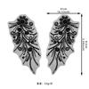 Schwerindustrie Mesh Perlen Pailletten Dreidimensionale Blume-zu-Blume Patch Kleid Hochzeitskleid Mit Dekorative Stoffaufkleber Accessoires