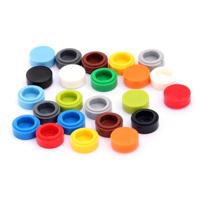 Regenbogen-Schwein MOC Teile 98138 35380 35381 Fliese Rund 1x1 für Bausteine DIY Kompatibel Baut Lern-Tech-Teile Spielzeug