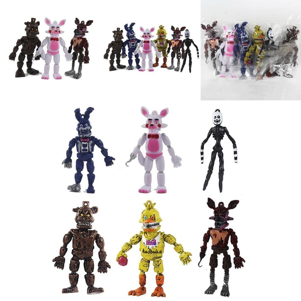 6pcs Fnaf Five Nights At Freddy's Mini Figures Collection Kids Gift Toy