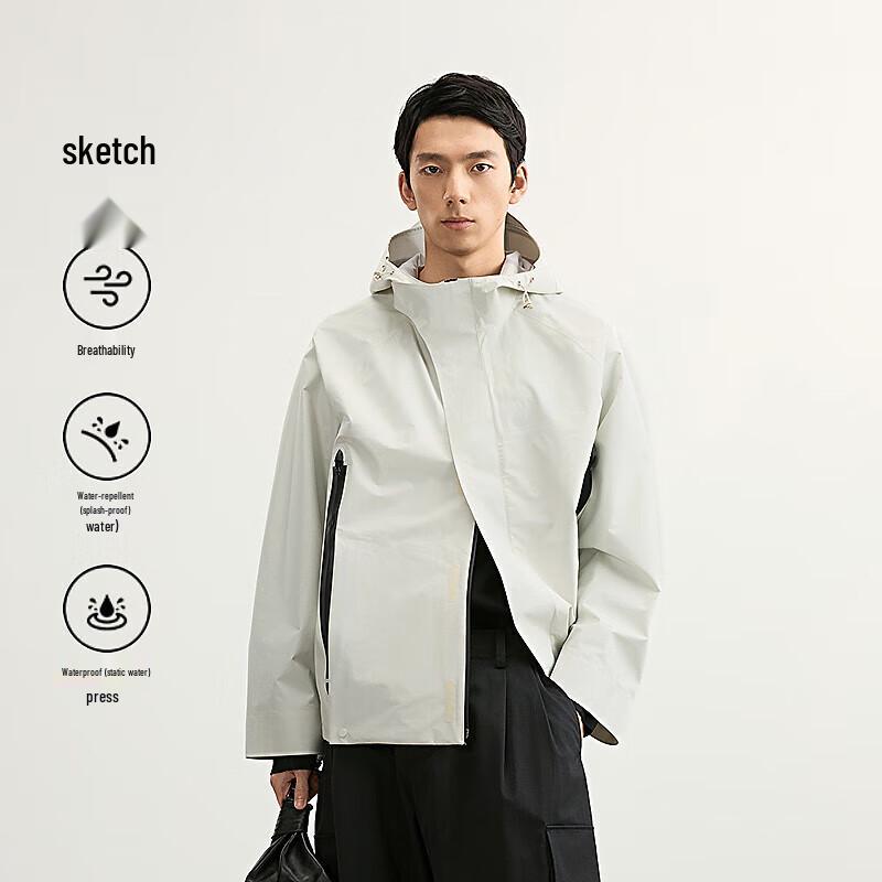 CROQUIS Men's 2025 Spring Hooded H-Fit Jacket