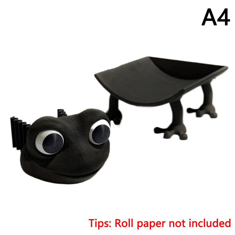 

Держатель для рулона туалетной бумаги в виде свиньи, держатель для рулона туалетной бумаги в виде лягушки, подставка для хранения бумажных салфеток, напечатанная на 3D-принтере, милый декор для ванной комнаты