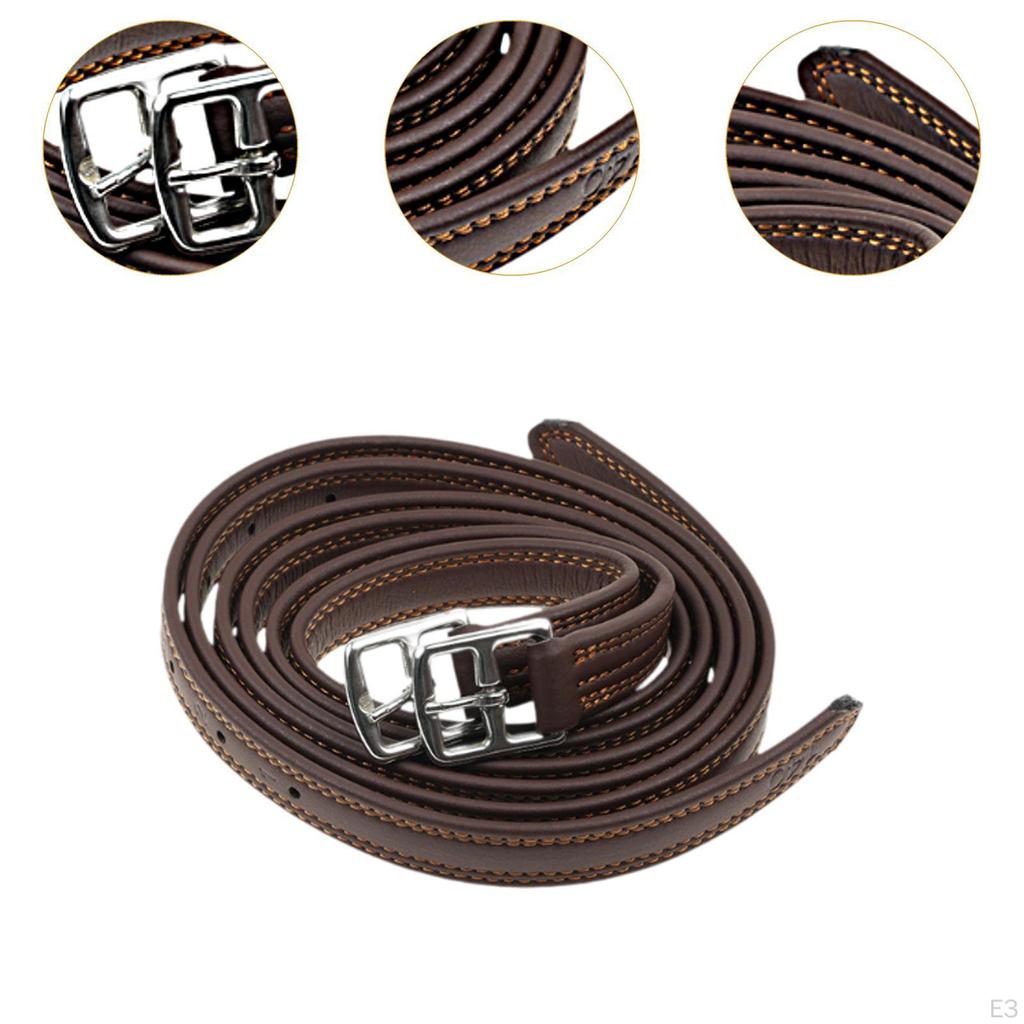 2 kusy anglických třmenů jezdecké vybavení s přezkami z nerezové oceli