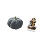 Halloween Pumpkin Sofa Cushion And 2D Acrylic Tabletop Ornament for Festive Bedroom Holiday Home